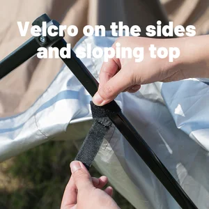 Canopy pop-up tent, top replacement with coverage, ventilation, waterproof, outer, garden, terrace, pavilion, para sol, 10x10 10 MAIN SALES CEILING SOCK - №4