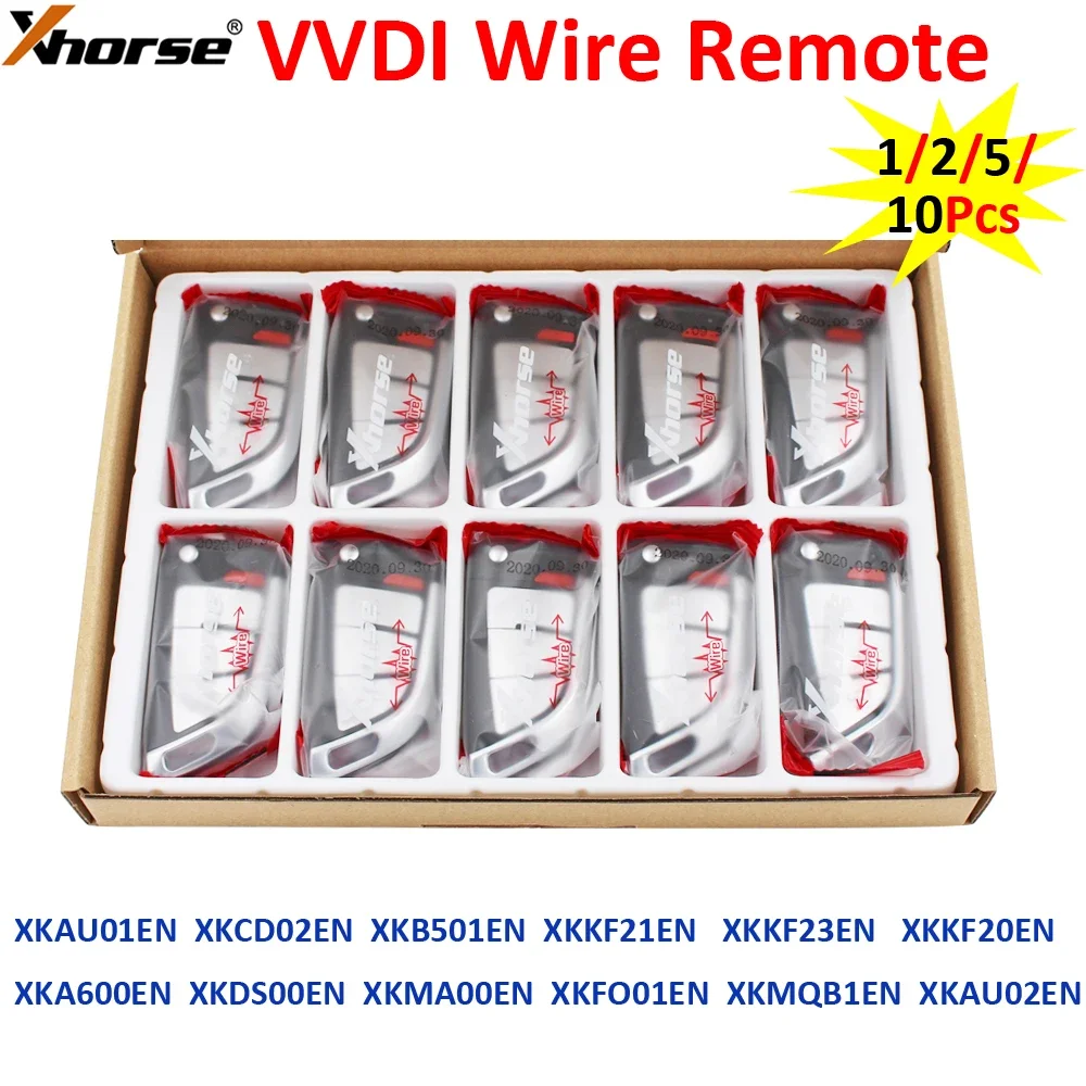 Xhorse VVDI Wire Remote Key XKA600EN XKDS00EN XKMA00EN XKFO01EN XKMQB1EN XKCD02EN XKB520EN XKKF21EN XKKF23EN XKKF20EN для VVDI2