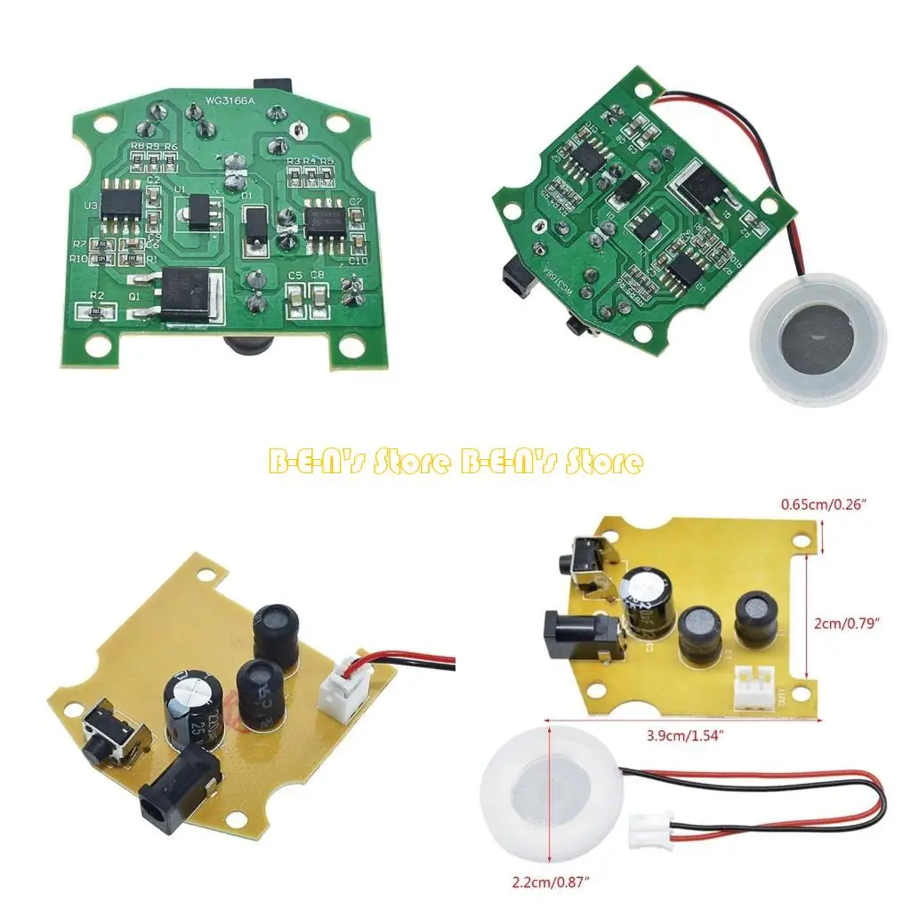 Y1AD Ultrasonic Humidifier USB Ceramic Atomizer Atomization Maker PCB Module Board