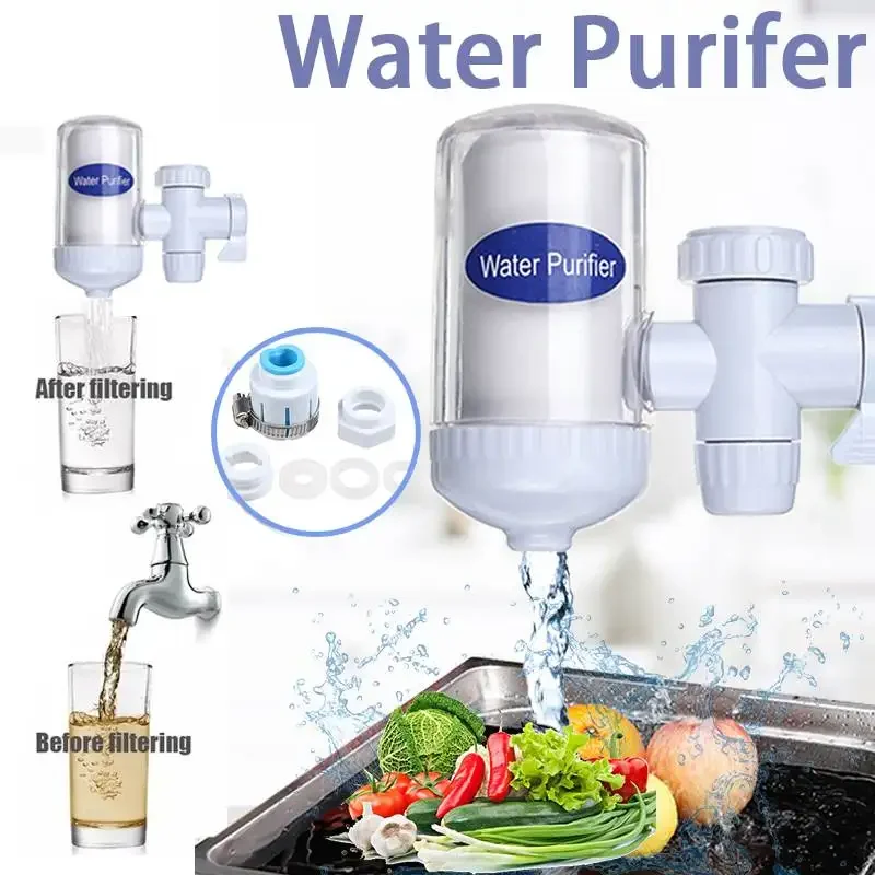 5 stage Household Water Purifier Kitchen Faucet Washable Ceramic Percolator Bacteria Removal Water Purifier Replacement Filter