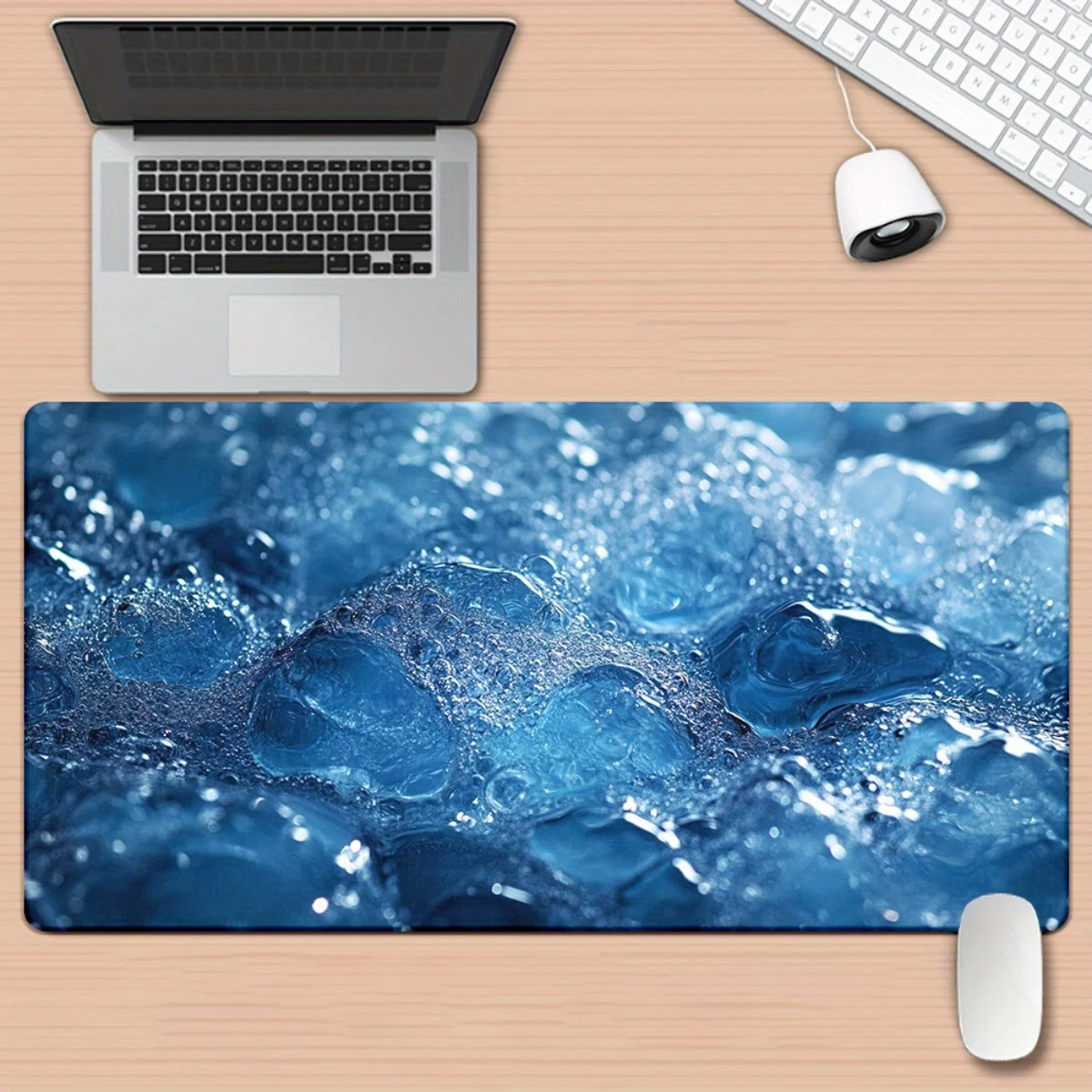 

Очень большой коврик для компьютерной мыши с мягкой тканевой поверхностью и устойчивой резиновой основой для ПК, ноутбука, клавиатуры, удобный аксессуар для рабочего стола.