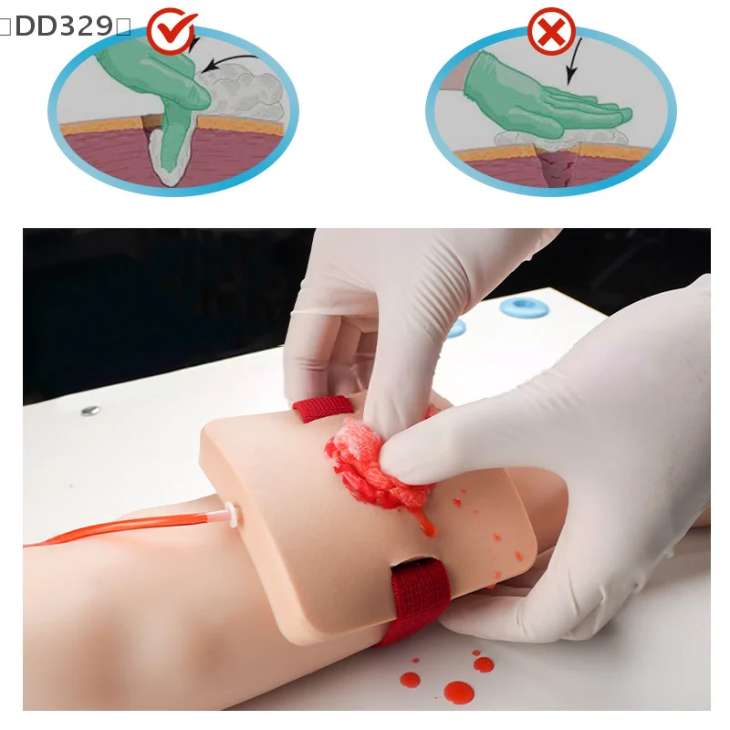 

〔DD329〕Trauma Simulated Wound Practice Module Nurse Training And Schools Featuring Hemostasis And First-Aid Practice Manikins