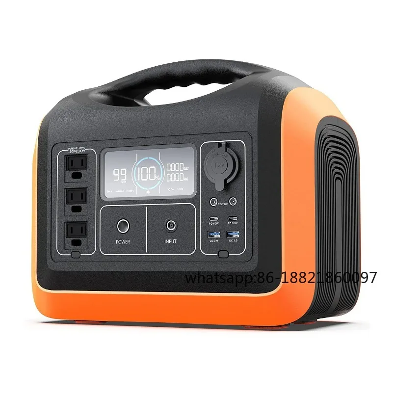 

SOUOP 1200W110V Портативная электростанция генератора LiFePO4 для кемпинга на открытом воздухе