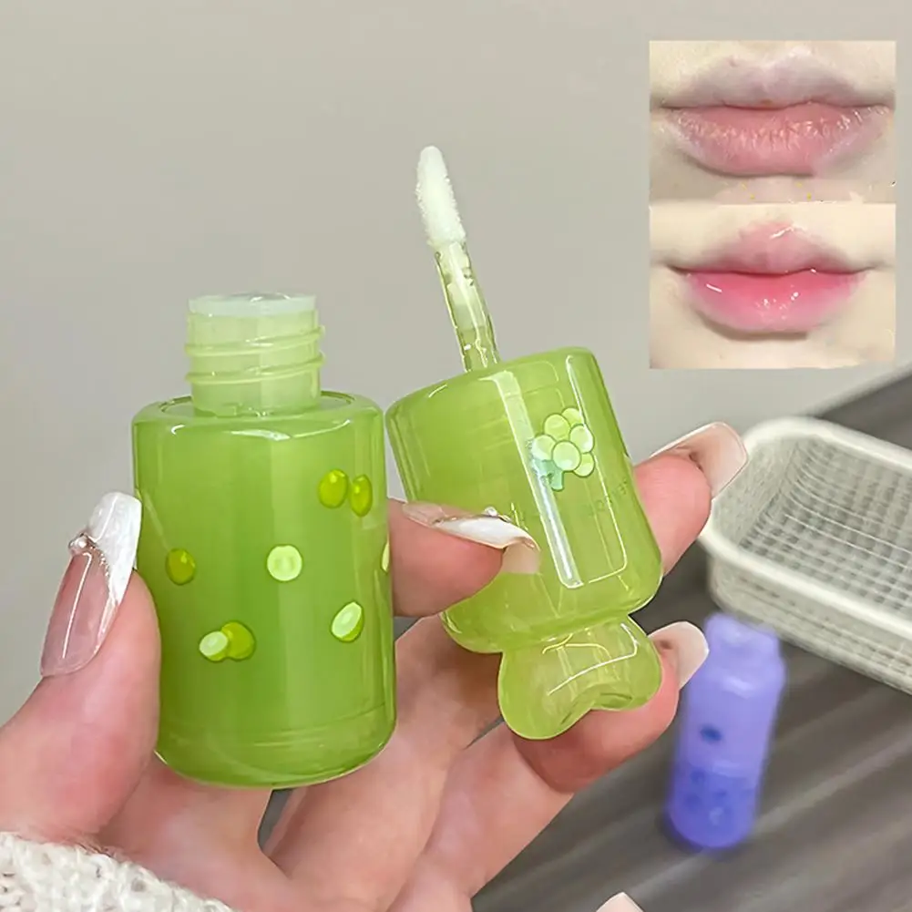 قناع الشفاه المرطب بنكهة الفاواكه بلسم الشفاه يقلل من جفاف الشفاه ويخفف خطوط العناية بالشفاه العميقة والترطيب R3L6