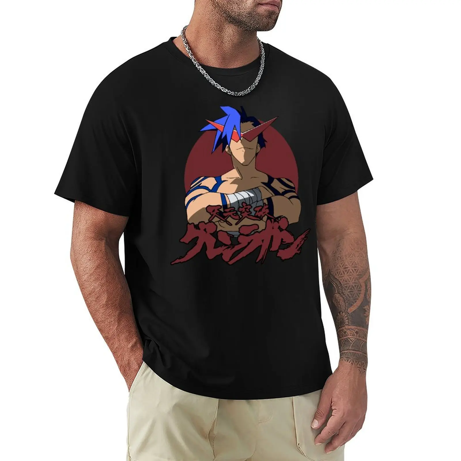 Kamina T-Shirt essential t shirt Short sleeve tee fitted t shirts for men