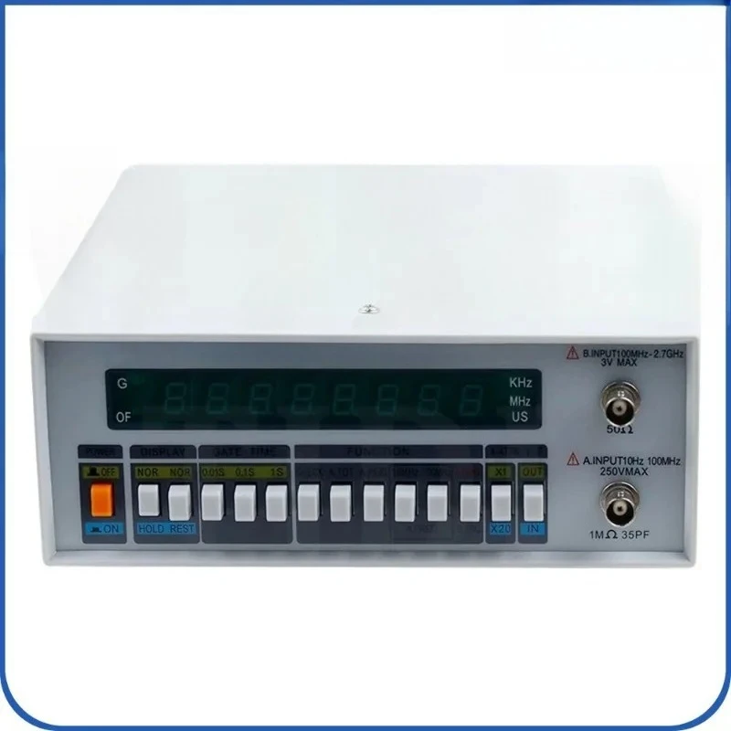 New LED Digital Precision Frequency Meter Tester TFC-2700L Frequency Counter A/B Channel Sensitivity 20mVrms Stability ±3* 10-9s