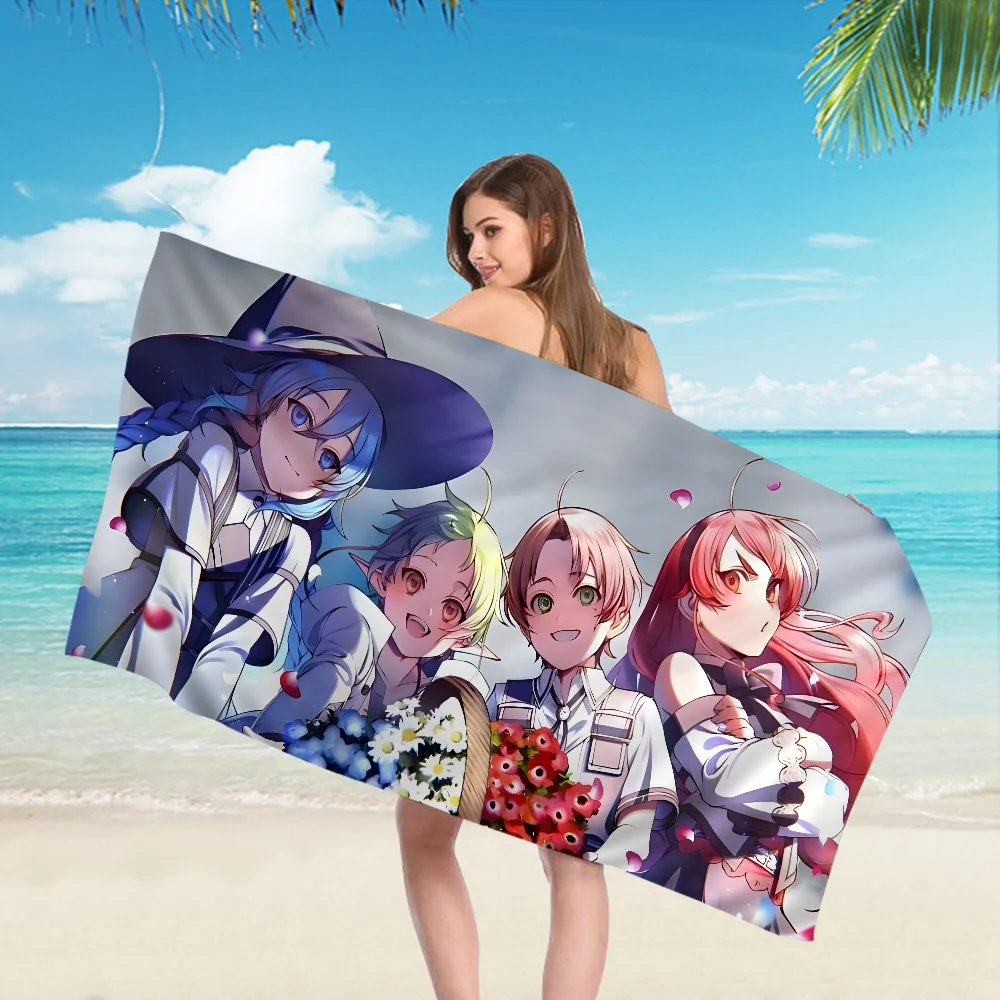 

Anime M-Mushoku Tensei Large Gaming Towel Beach Towel Cartoon Cute Summer Kids Large BathPool Beach Towel Microfiber Absorbent