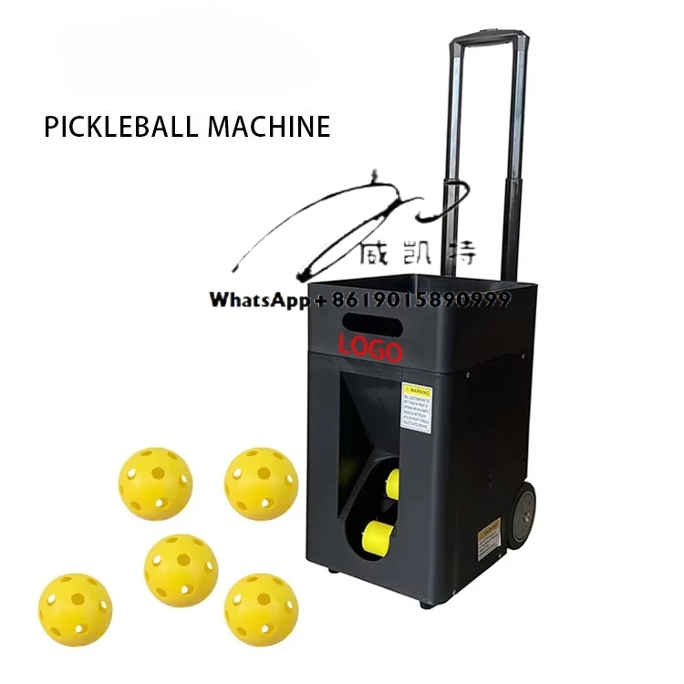 

Small Throwing Machine Training Pickleball Machine App and Remote Control
