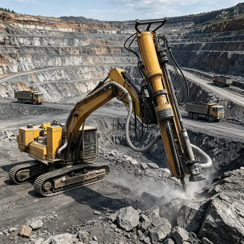 Precision Rock Cracking Machine Customized with Low Vibration Operation Drilling Splitting Machine for Granite Quarry Work