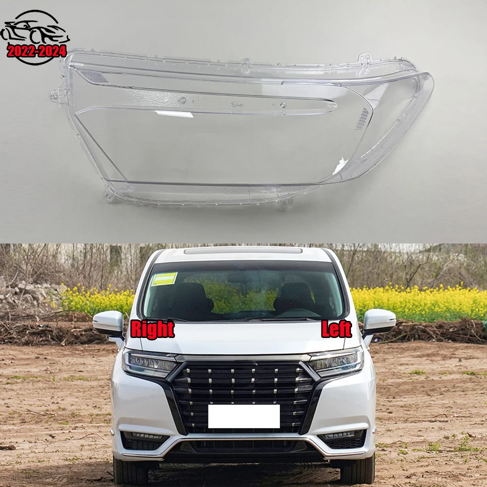 For Honda Elysion 2022 2023 2024 Transparent Headlamp Shell Lampmask Lamp Shade Headlight Cover Replace The Original Lampshade