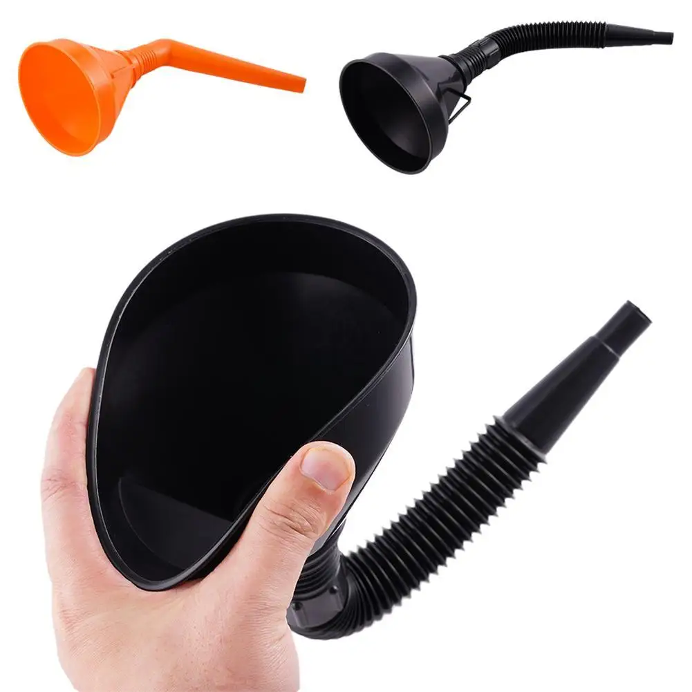 Multi Functional Flexible Automotive Fuel Funnel Spill-Proof Refueling & Oil Changing Tool With Wide Mouth & Handle