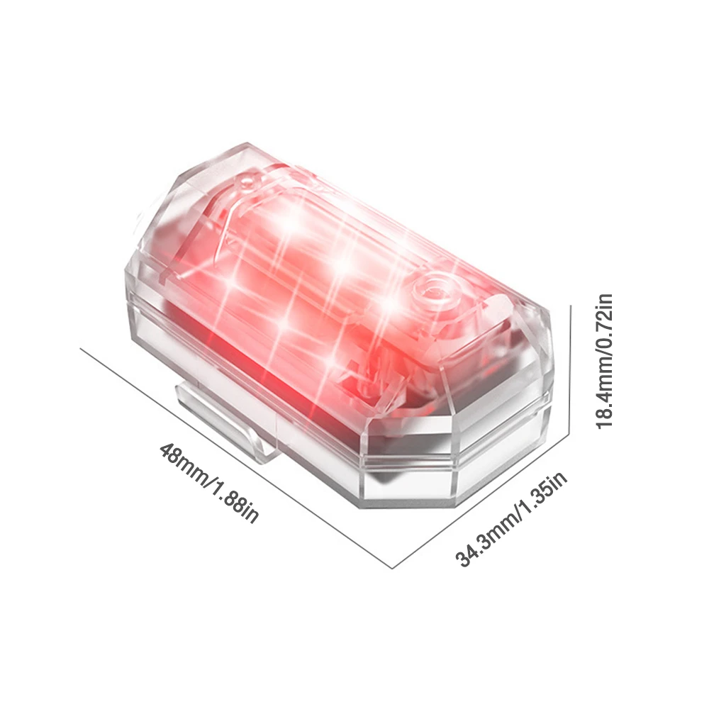 لاسلكي للتحكم عن بعد LED ستروب ضوء للدراجات النارية سيارة دراجة سكوتر المضادة للتصادم تحذير مصباح فلاش مؤشر مقاوم للماء