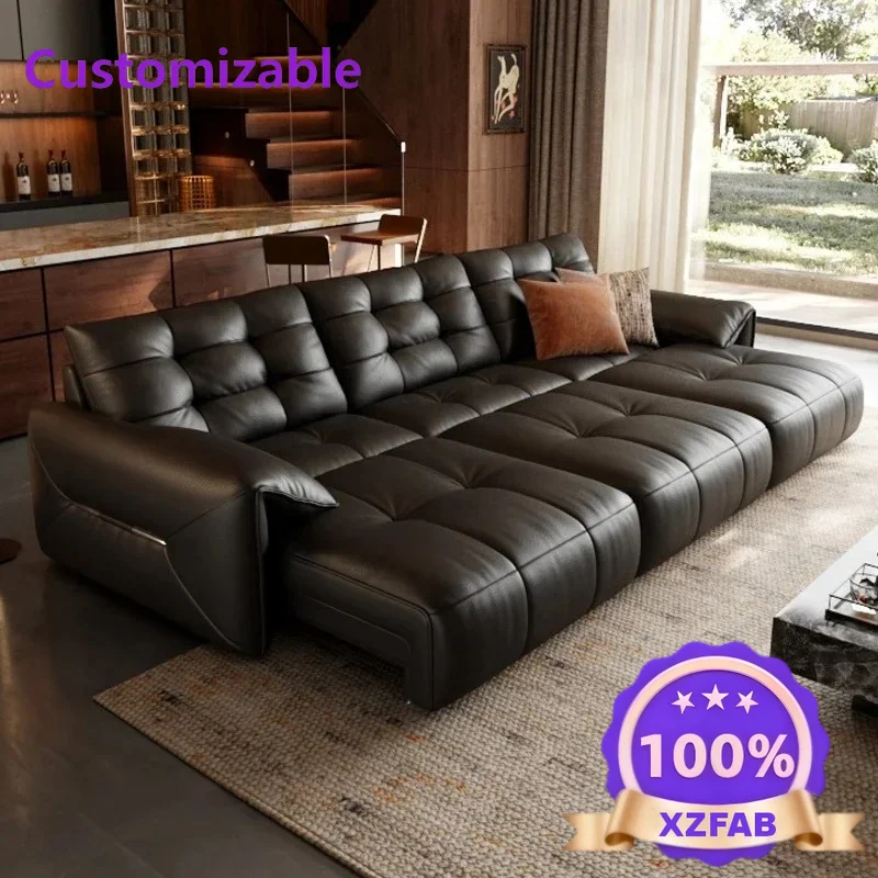 Factory Direct 2026 Medieval style pull point soft bag zero against the wall electric function sofa simple living room first lay