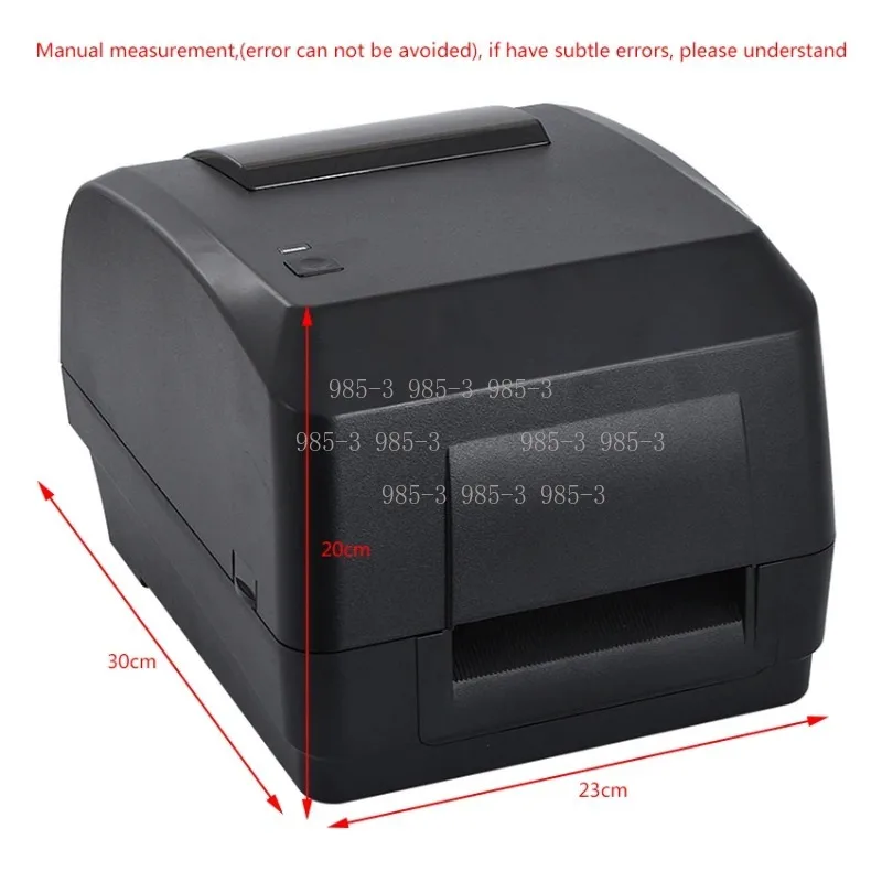 104mm ribbon printer, 140m/h speed, usb interface, electric decorative printing machine