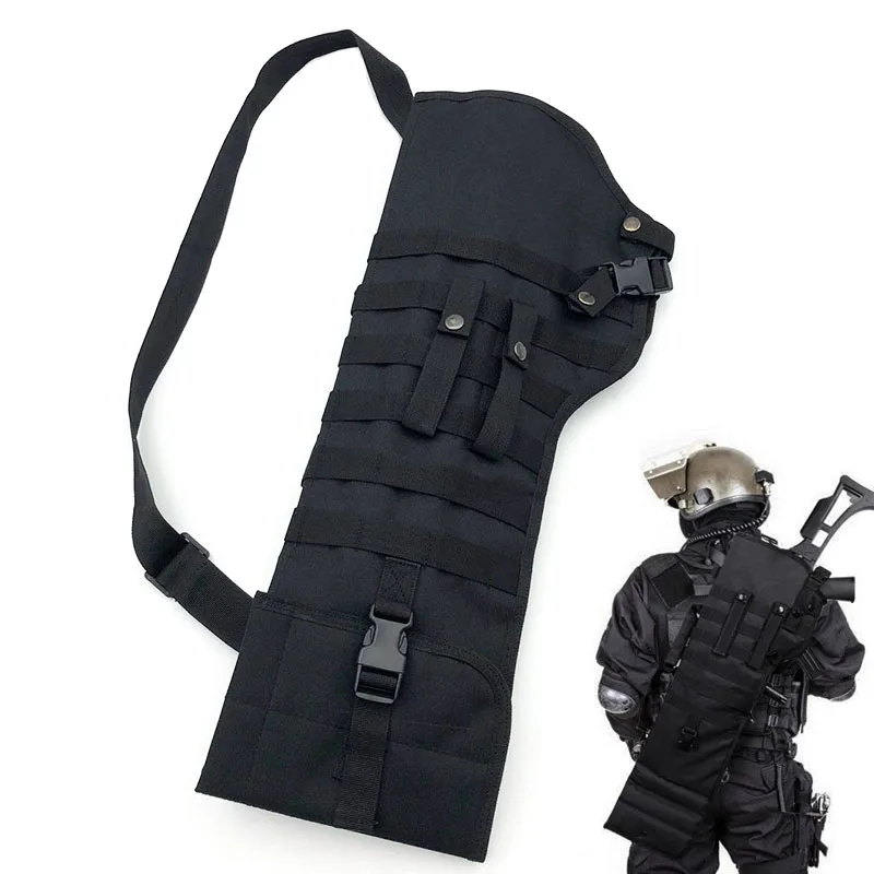 M4 AK Airsoft Holster Carry Tactical Backpack Rifle Shotgun Bag Paintball Shooting Pouch Molle Bag Hunting Accessories