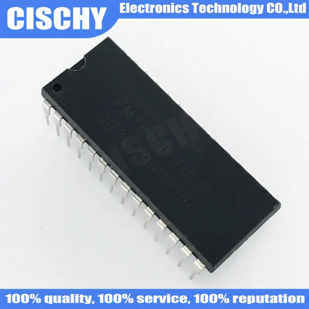 1pcs/lot FM1808-70-PG FM18L08-70-P FM1808-70-P DIP-28 In Stock