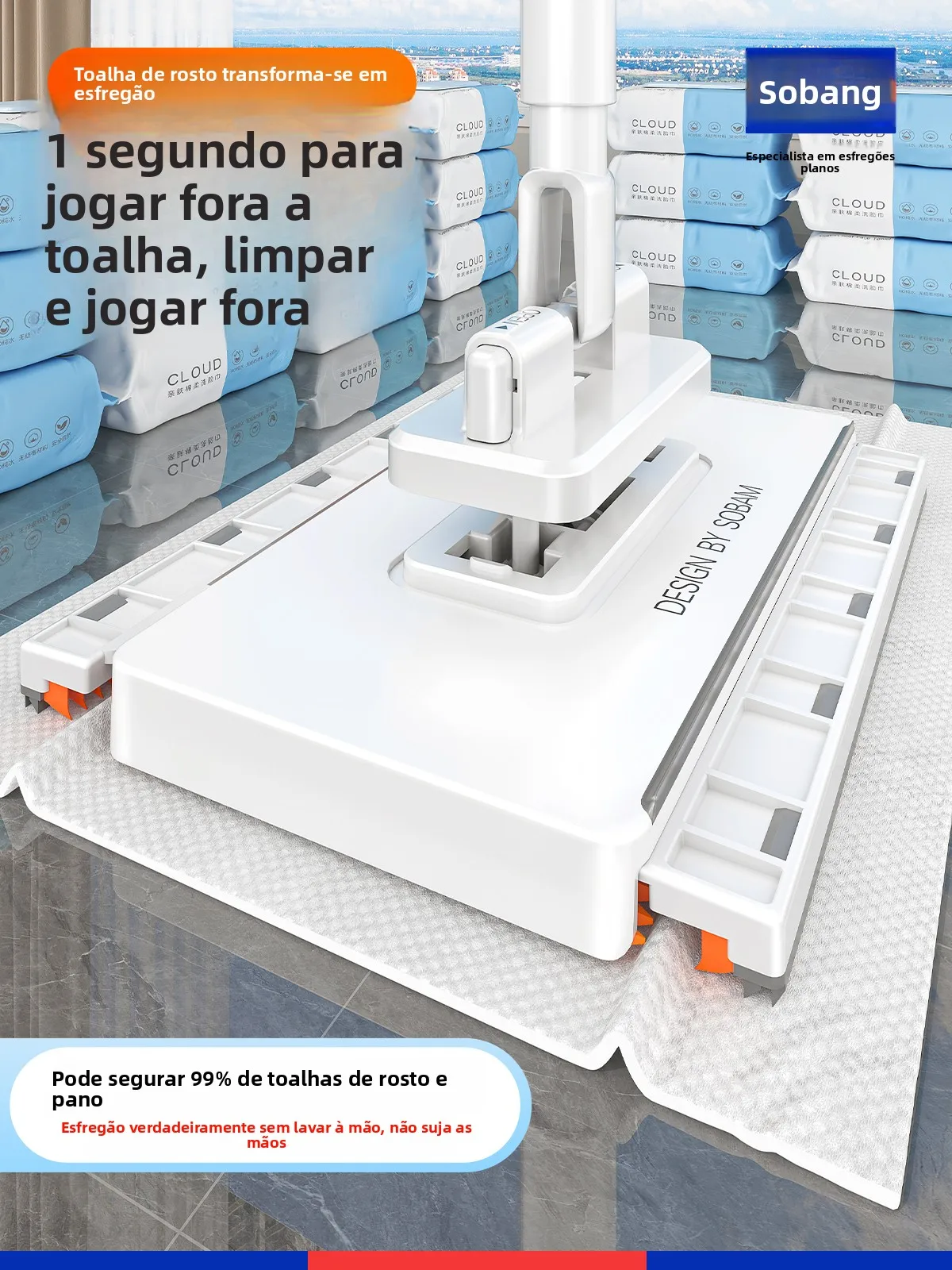 mopa-plana-para-uso-domestico-bee's-wish-society-souban-toalla-facial-pequena-modelo-2026-accionamiento-manual-desechable