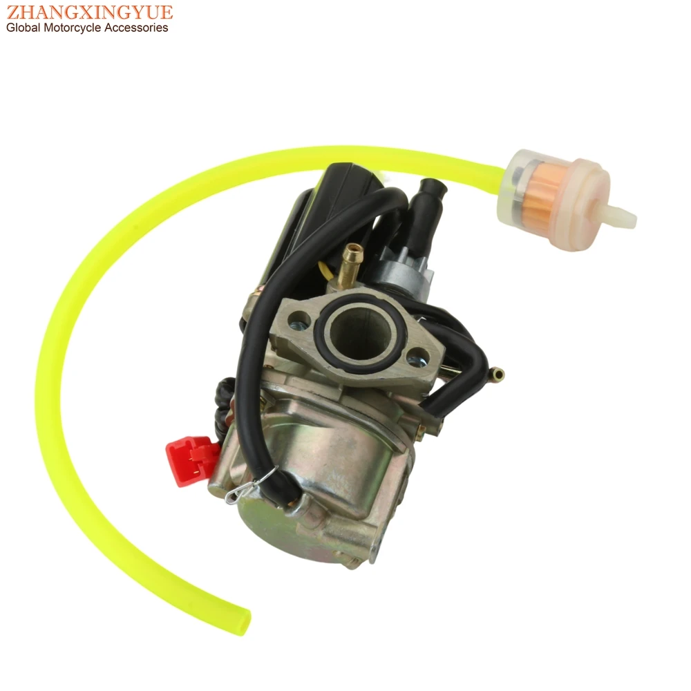 Skuter 17mm gaźnika dla Peugeot Speedfight 1 2 50 Squab TKR Trekker Vivacity 50cc Carb AC