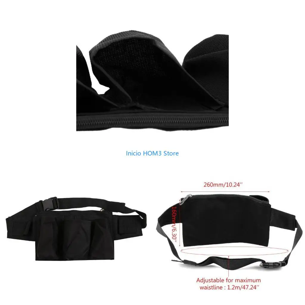 A5YD Multifunctional Storage Bag Repair Pocket Tool Bag Oxford Cloth For Electrician Waist Belt Pack Repair Pocket