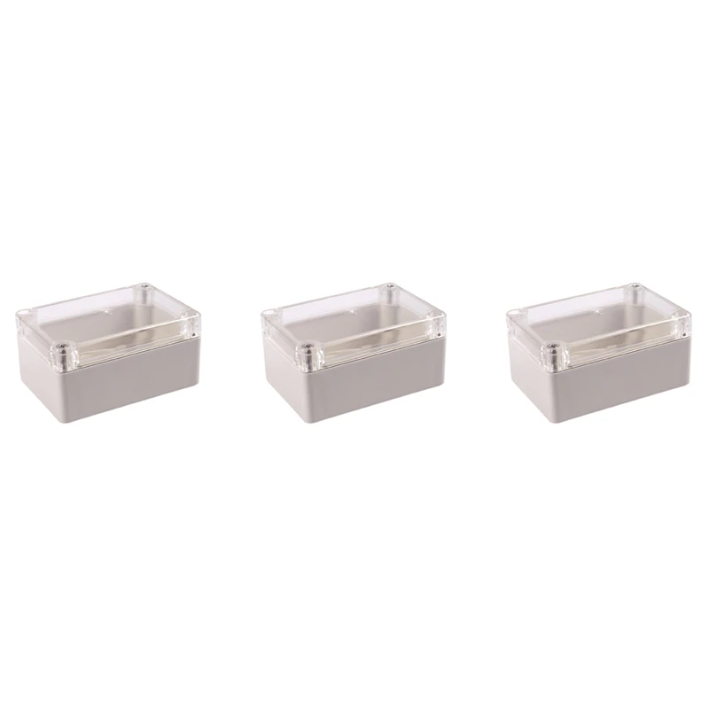 

LJL-3X Clear Cover Plastic Electronic Project Junction Box 100 X 68 X 50Mm