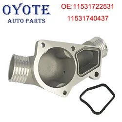 OYOTE-cubierta de la carcasa del termostato con junta para BMW M3, Z3, E34, E36, 11531722531, 11531740437