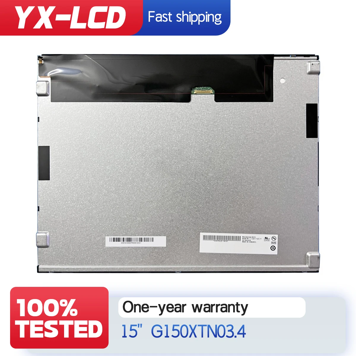 

15-inch Industrial LCD Display G150XTN03.4 G150XTN03.7 G150XTN03.5 G150XTN03.8 G150XTN03.6