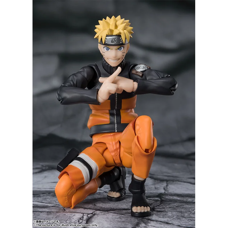 Bandai Namco S.H.Figuarts Naruto Uzumaki 16Cm Naruto Shippuden Anime Original Action Figure Model Toy Birthday Gift Collection