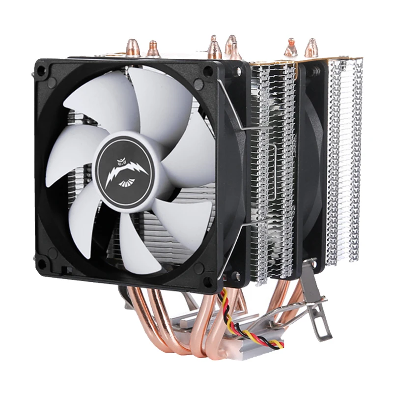 CPU Cooler Fan Air-cooled Processor 90mm Dual Tower 4/6 Heat pipe Direct Contact Compatible LGA2011-3 1200 115x 1700 AM4 AM5 X99