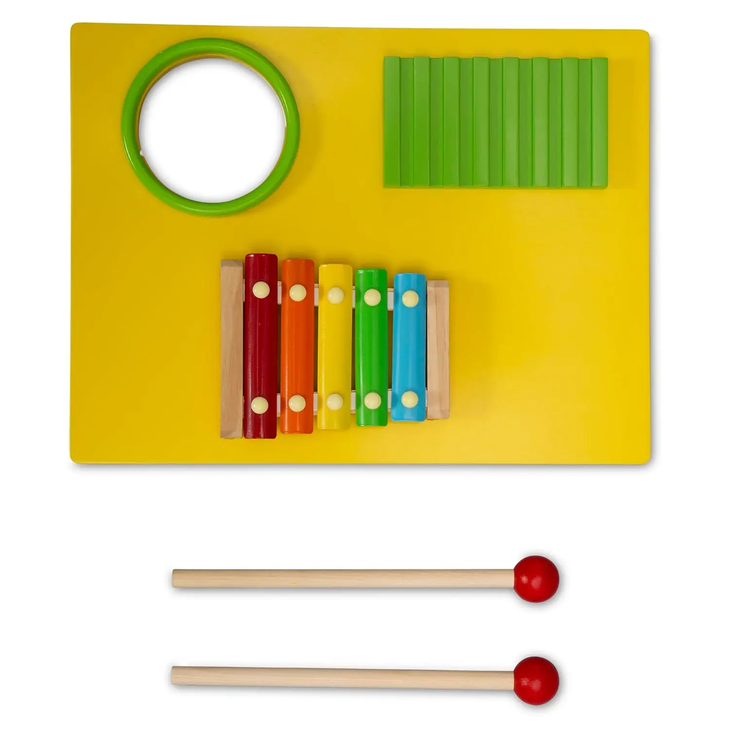 Children Play and Learn Sensory Table for Kids – Includes Shape Sorting, Building Block , Gears and Musical Instruments - Use as