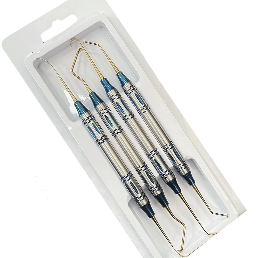 

4Pcs Dental Implant Maxillary Sinus Lift Kit Periosteum Elevator for External Lifting Surgery Implant Surgical Tools