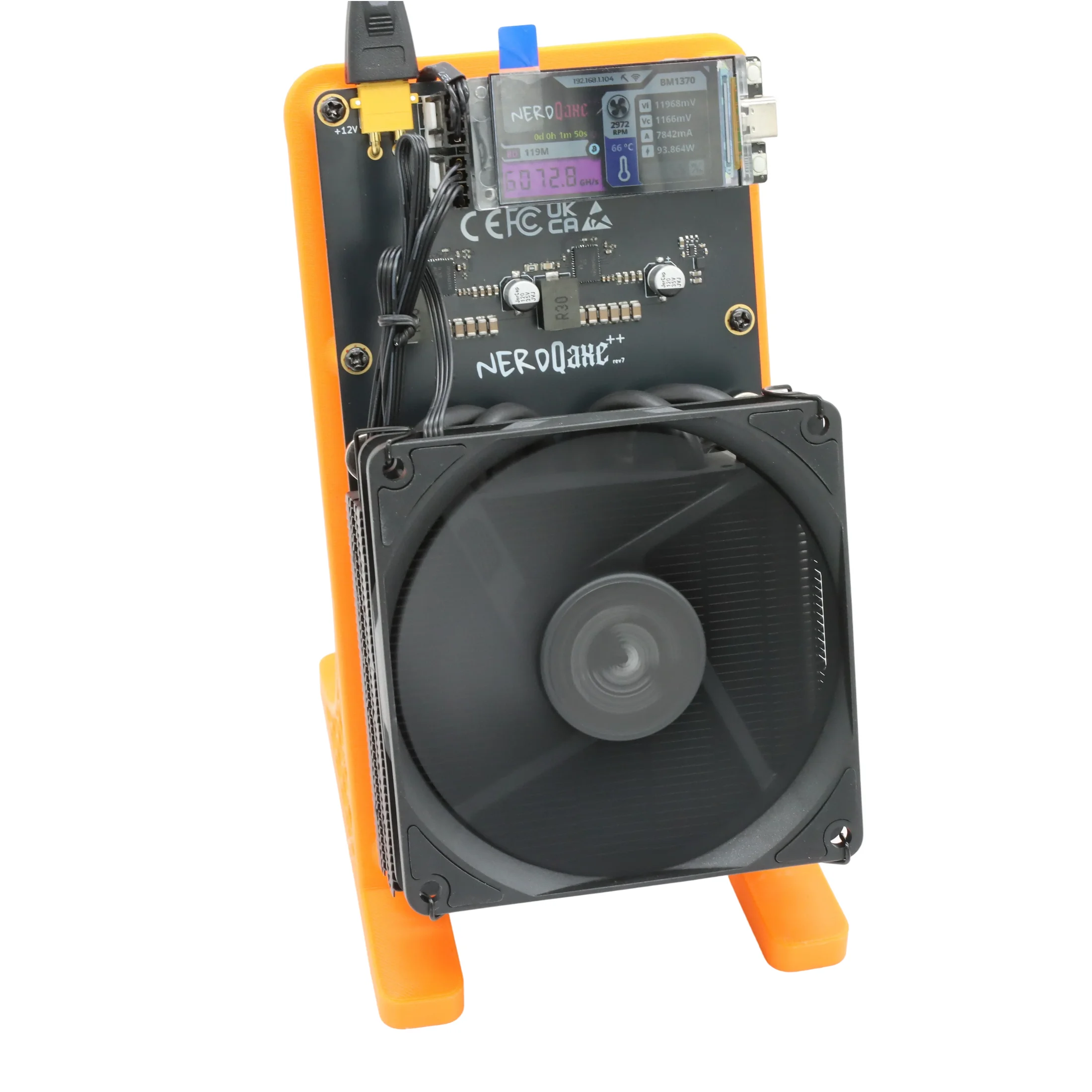Bitcoins Miner NerdQaxe++Rev7 6TH/S 100W BTC Miners Crypto Miners Bitcoin Mining Machine hot new