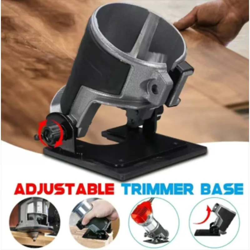 65mm Compact Router Tilt Base to Trim Laminates Power Tool Accessories  Woodworking Cutter Trimmer Machine 1PCS