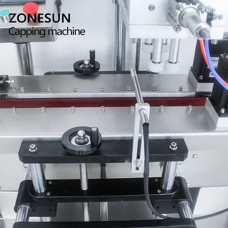 ZONESUN-máquina tampando automática do frasco, bonde, plástico, vidro, cristal, champô, cosmético, loção, mel, ZS-XG440