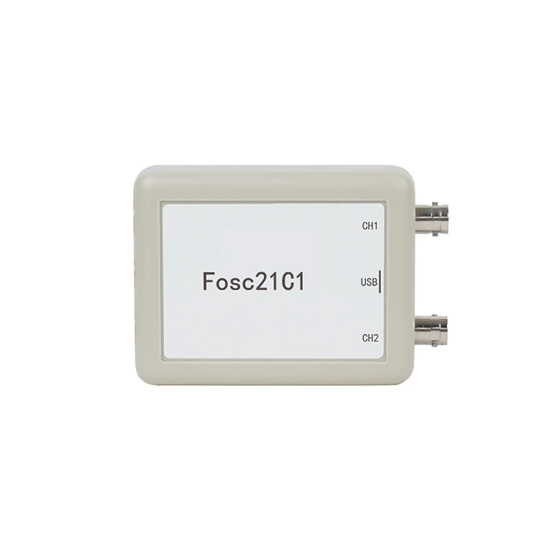 Fosc21C1 2-Channel USB PC Oscilloscope 1Mhz Sampling Rate Portable Oscilloscope MCU Development-A23R