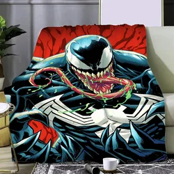 Marvel Super Hero Venom Printed Blanket Picnic Blankets Warm Blanket Soft and Comfortable Blanket Home Travel Birthday Gift