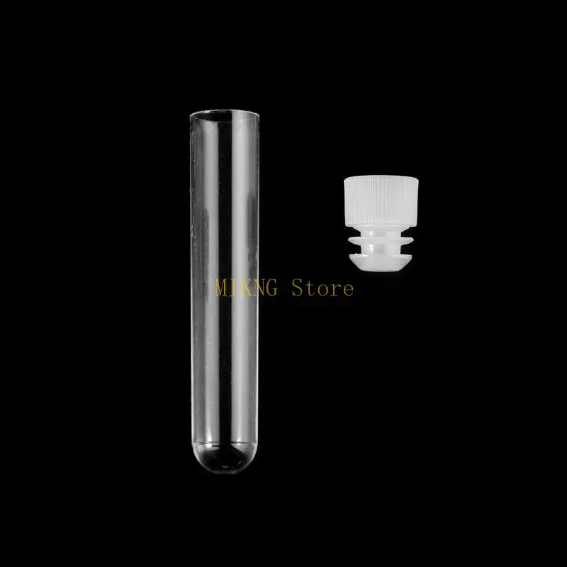 Tubos teste claros com tampas à prova vazamentos para a química da escola propagação da planta 10x melhor venda