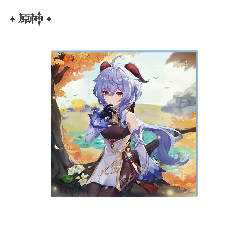 Sunsyea Genshin Impact Official Merch miHoYo Original Birthday Series Colored Paper Zhongli Tighnari Ganyu Nilou Kaeya