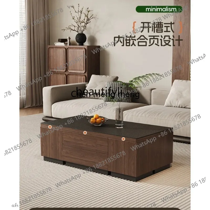 Adjustable Coffee Table and Dining Table Dual-use Multi-functional Foldable Simple Living Room Household Small Apartment
