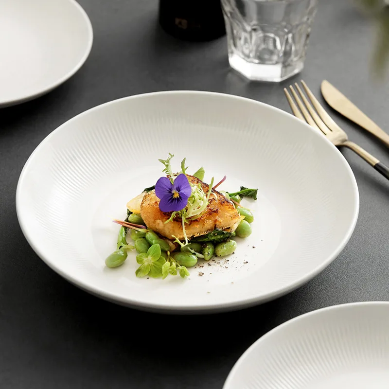 

Western Steak Deep Plate Salad Dinner Plate 7/8/9in