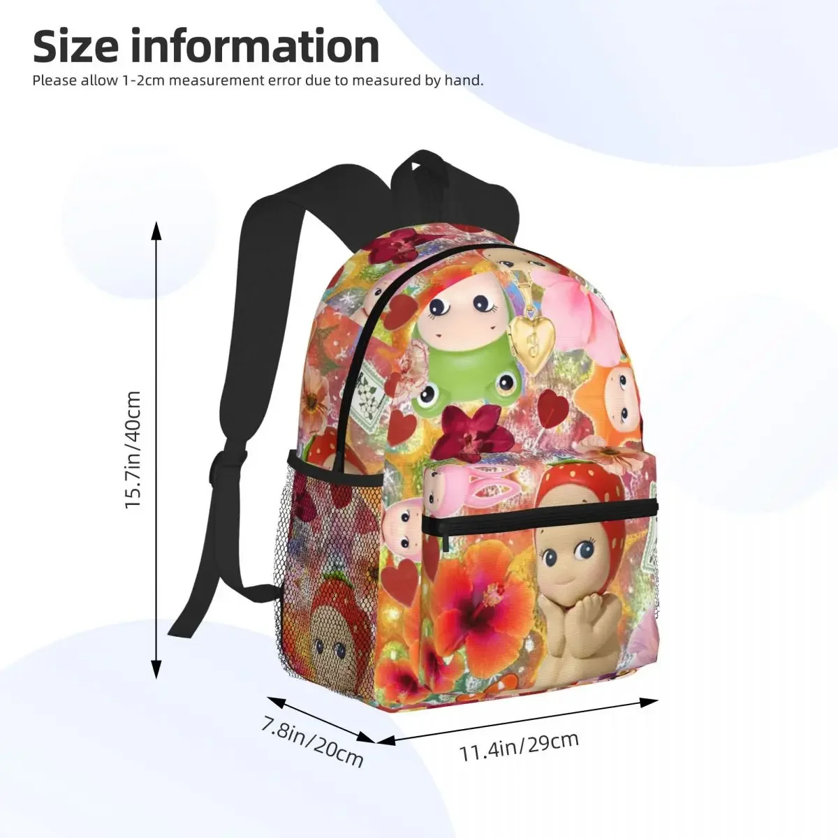 Sonny Angel  Student Backpack School Bag Hiking Travel Daypack for Men Women Fashion Bookbag Shoulder Bags