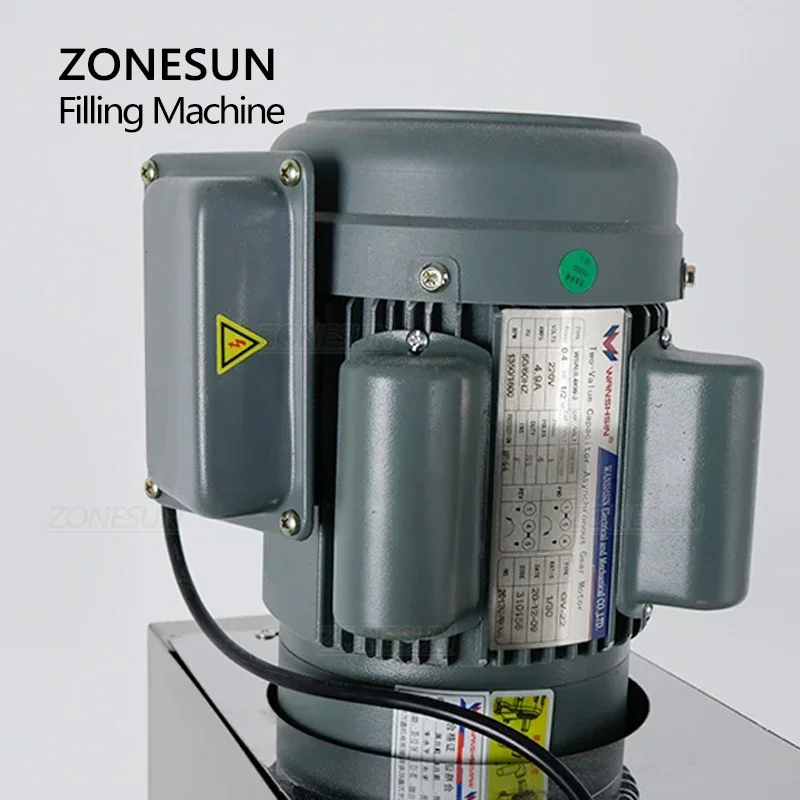 ZONESUN ZS-FM100L Semi-Automatic Milk Matcha Chili Powder Spices Can Bottle Auger Filling Machine