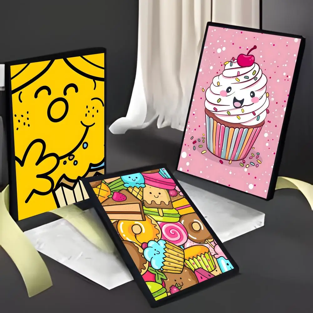 Pastel Bakery Sweet C-Cupcakes Art Poster American Film Mural Home Childrens Room Wall Decor Print