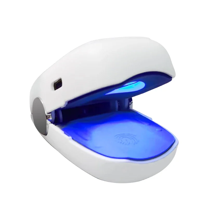 العلاجية إصبع فطار الأظافر أضواء LED زرقاء معدات الأظافر آلة فطريات الأظافر