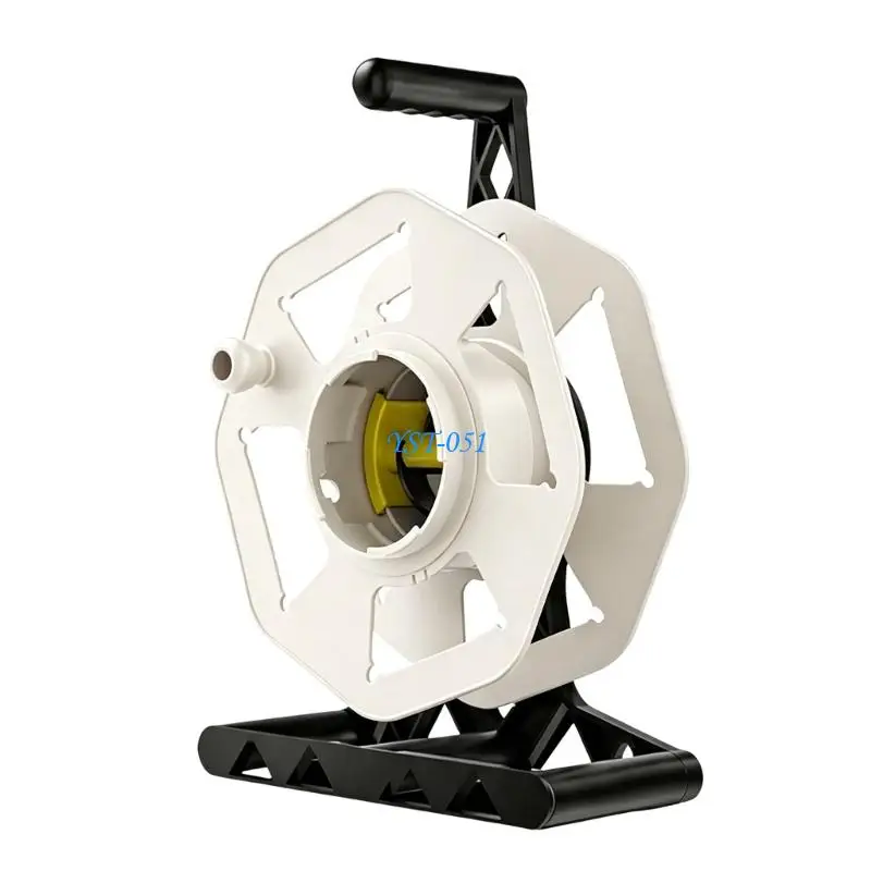 E15A Cable Reel Organizers With Removable Base Cord Storage Wheel Perfect For Garage Workshop And Travel