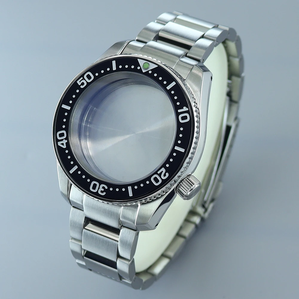 NH35 NH36 42mm Men's Watch Case Bracelet Sapphire Glass For SPB185 SPB187 Mod Watch Parts NH35 NH36 NH38 4R Movement 28.5mm Dial
