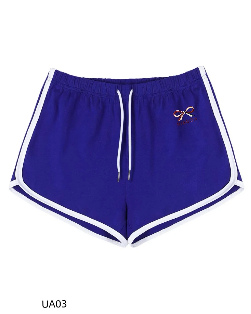 Summer Women's Casual Pure Cotton Printed Shorts Yoga Fitness Pants Loose Students Comprehensive Training Shorts