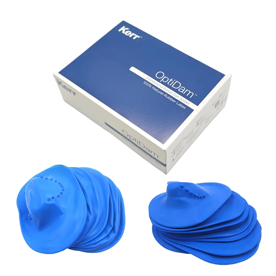 

Kerr OptiDam Dental Rubber Dam Refill Anterior Posterior 60pcs Punch Free Rubber Dam Sheets for Isolation Endodontic Treatment