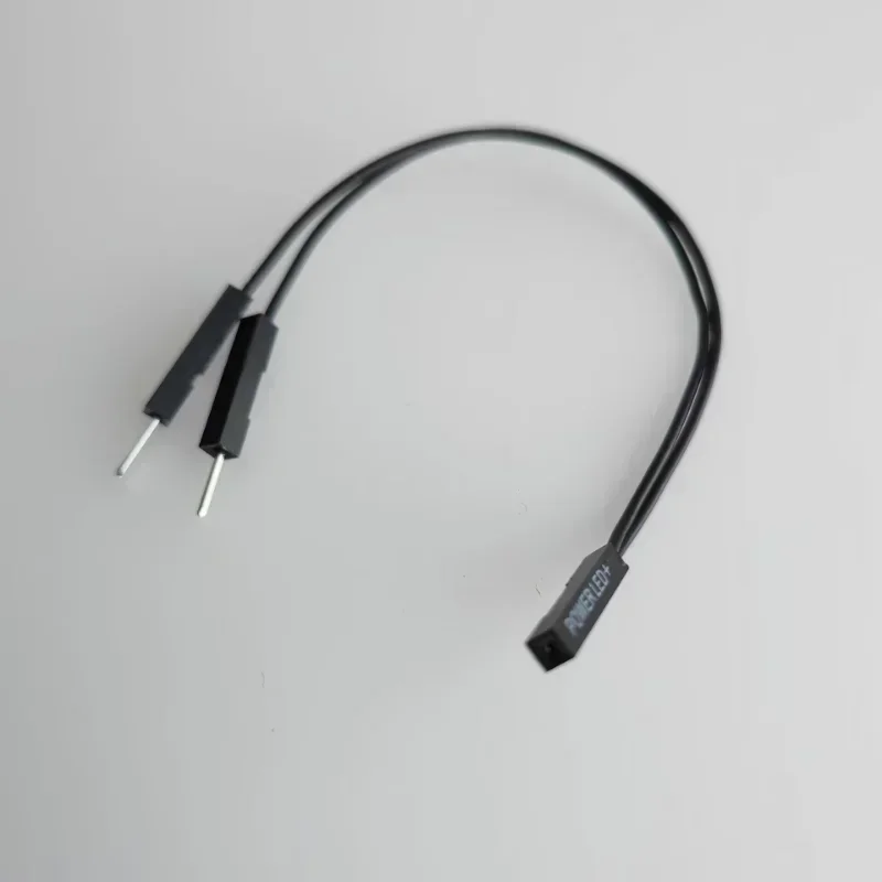 마더보드 전원 재시작 SW 재설정 HDD LED + - 케이블 2핀 2To4 분배기 지원 이중 시작 스위치 Dupont Male To Female