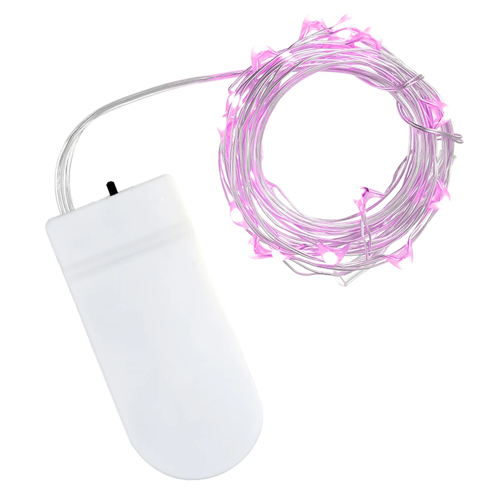 المصابيح سلسلة ضوء الأسلاك النحاسية أضواء عيد الميلاد الجنية بطارية تعمل للداخلية في الهواء الطلق عطلة عيد الميلاد حديقة حفلة هدية #1