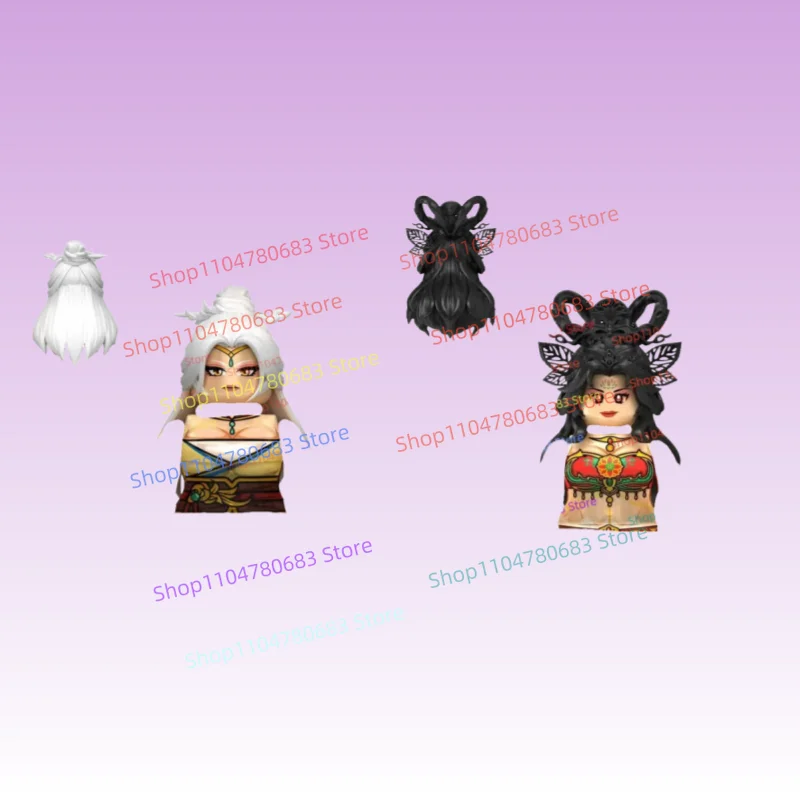 Image of Mini-Figur „Drei Königreiche“ – Schönheitsengel-Bausatz, Anime-Cartoon-Spielzeug, Weihnachtsgeschenk, Sammlerstück-Actionfigur